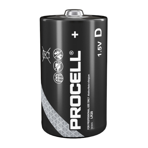 10 Batterie Torcia D 1.5V Procell Constant