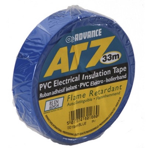 Advance PVC Insulating Tape 19mm x 33m Blue