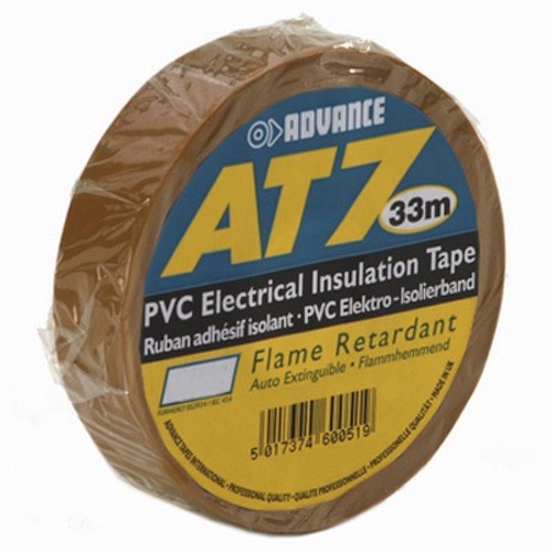 Advance PVC Insulating Tape 19mm x 33m Brown