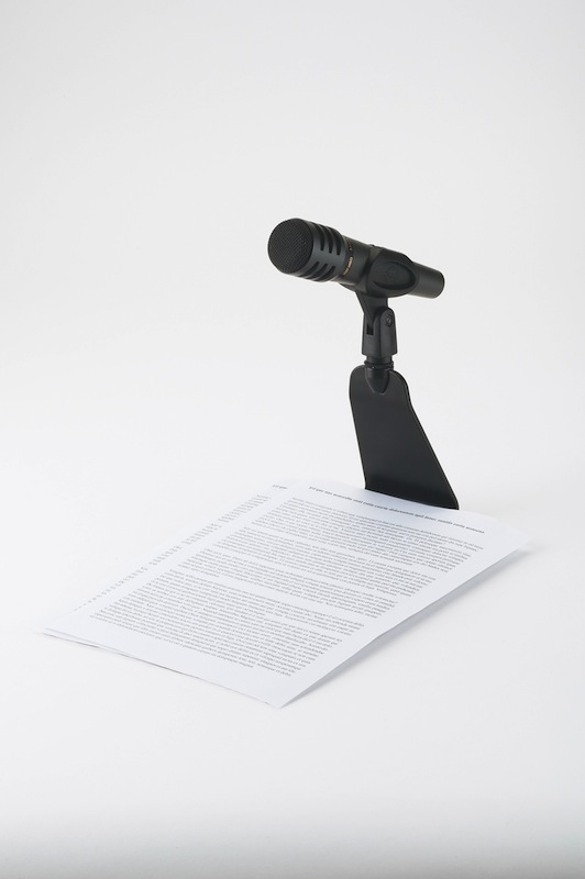 Asta microfono design moderno da tavolo - Clicca l'immagine per chiudere