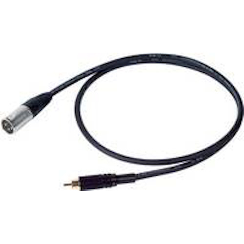 RCA male - XLR male Adapter Cable