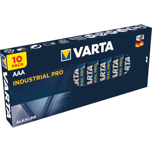 10 Micro AAA 1.5V LR03 Batteries Varta Industrial