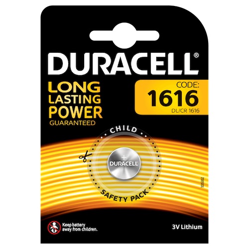 Duracell 1616 3V Lithium Batteries