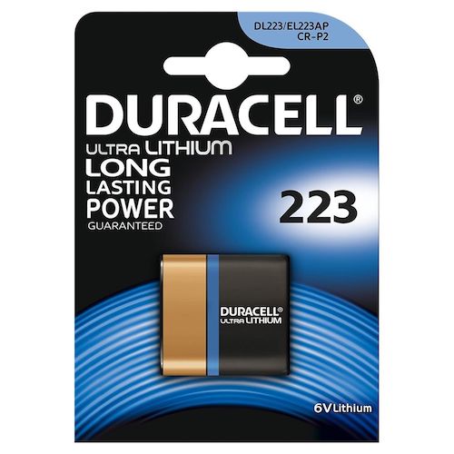Batteria CR-P2 Duracell 223 Ultra Lithium