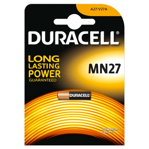 Pile MN27 Alcaline 12V Duracell Security