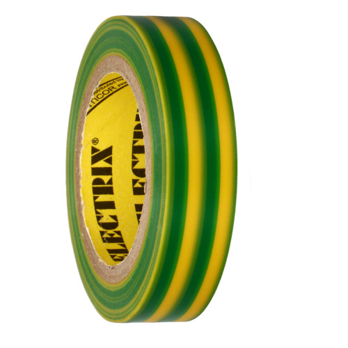 Insulating Tape 15mm x 10m Yellow/Green