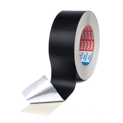TESA Black aluminum tape 50mm x 25m