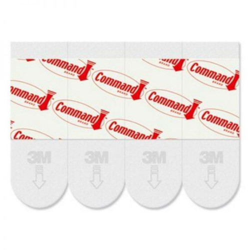 8 Biadhesive Strips Command by 3M 9.3x1.9cm