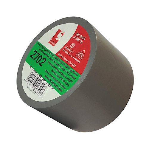 Dance Floor PVC Tape 50mm x 25m Grey