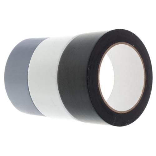 Nastro adesivo in PVC per tappeti da ballo 50mm x 33m Bianco