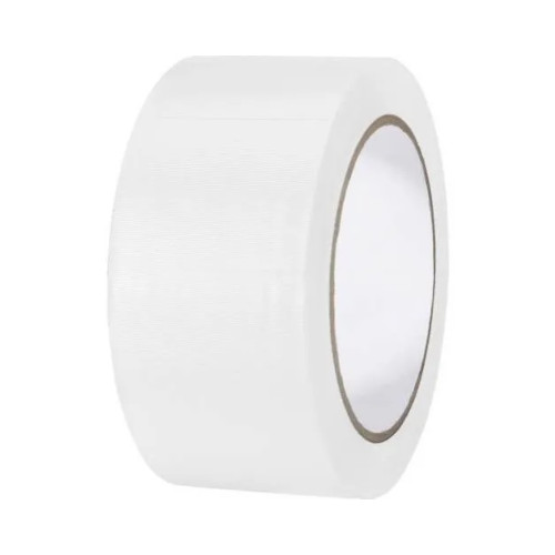 Nastro adesivo in PVC morbido per tappeti da ballo 50mm Bianco