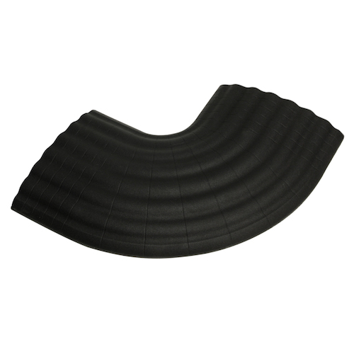 90° Curve black for OFFICE Cable Protector