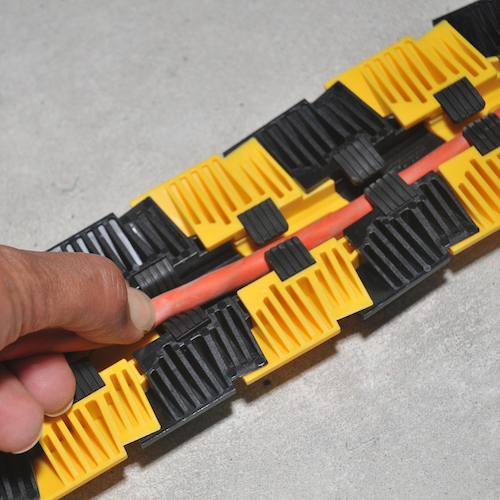 1-Channel Flexible Cable Protector for 9.5 mm Diameter Cables